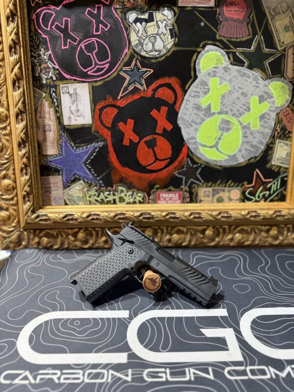 Atlas Gunworks ARES 9mm DLC Black 4.25" Ported Pre-Owned
